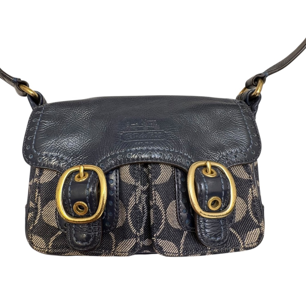 Coach 12534 vintage y2k Bleecker Signature Denim Jessie Swingpack bag